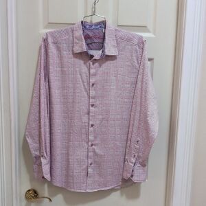 Robert Graham Aberration Men's Long Sleeve Woven Button Up Shirt Size 2XL